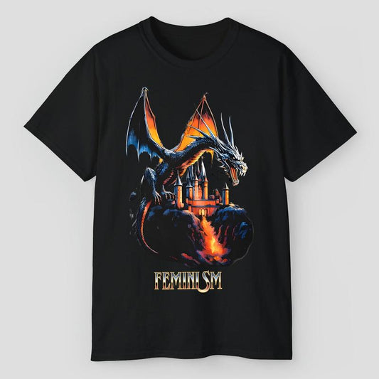 FÃÂµminism Dragon Fantasy Vintage Shirts