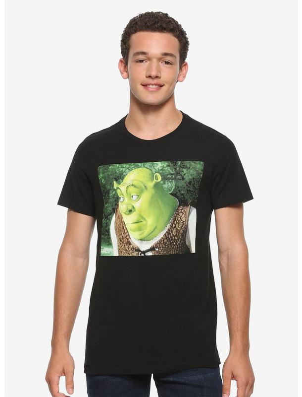Shrek Bored Meme T-Shirt - Shrek T-shirt with Meme Graphic Unisex Apparel for Fans of Quirky Viral Humor