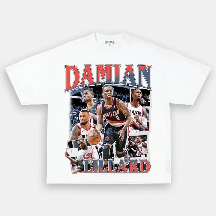 Damian Lillard TEE - VINTAGE TEE - SPORT TEE - GRAPHIC MEN'S T-SHIRT SWEATSHIRT HOODIE - GIFT FOR FAN