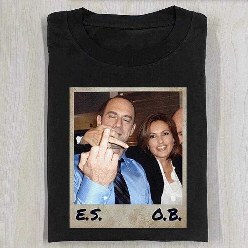 Elliot Stabler And Olivia Benson Shirt Vintage T-Shirt,  Womenswear Tops