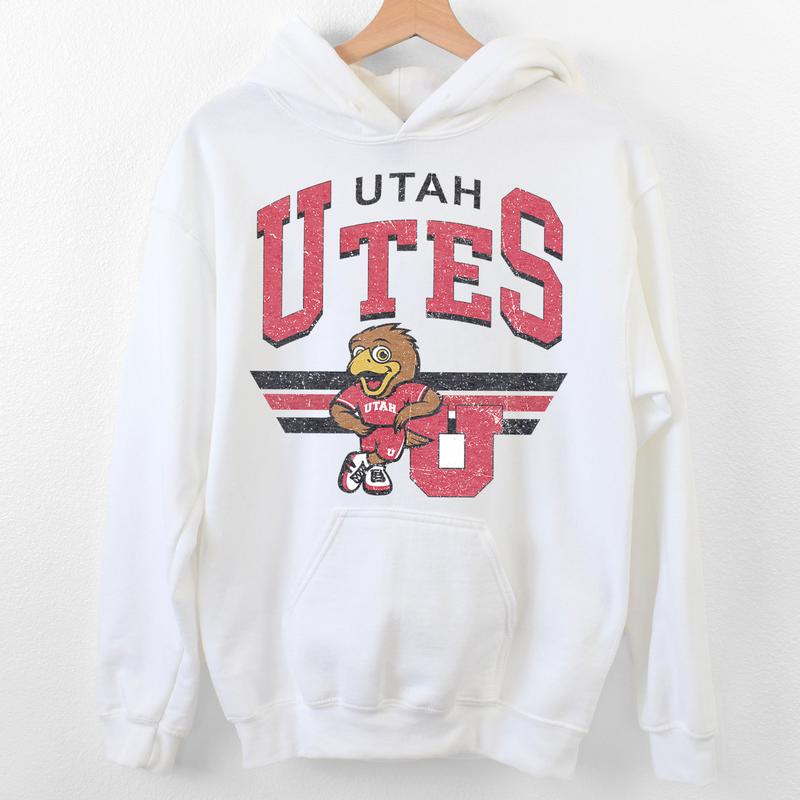 Utah Utes Vintage Football NCAA Sweatshirt - Tshirt - Hoodie, University of Utah Unisex Football NCAA Shirt, Unisex Vintage NCAA Shirt, Classic Footba
