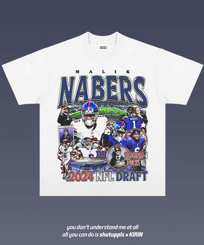 MALIK NABERS 1.0 Graphic Tee  American Football  Gift For Fan