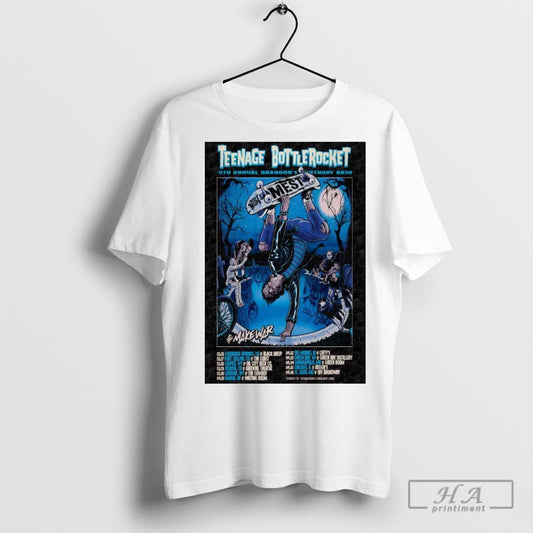 Teenage Bottlerocket 9th Annual Ons Annual Birthday Bash 2025 Tour Poster Shirt