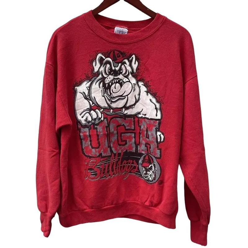Vintage 90s Georgia Bulldogs Football Shirt,  Football Unisex t-shirt, sweatshirt, hoodie Cotton Pullover Menswear Day