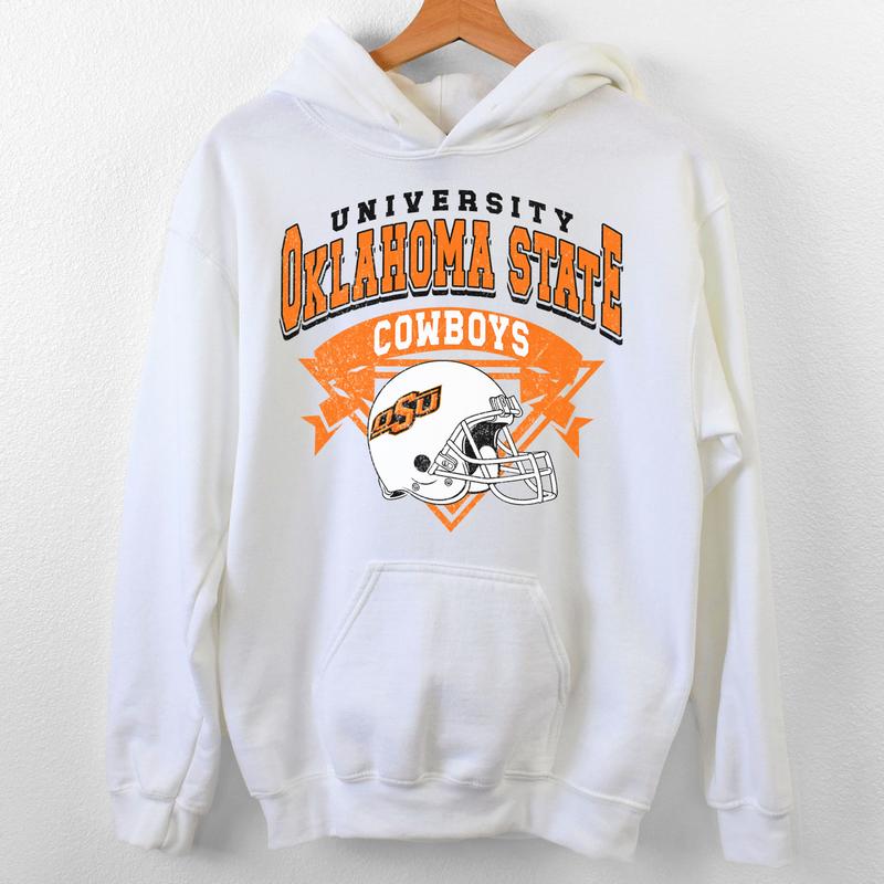 Oklahoma State Cowboys Vintage Football NCAA Sweatshirt - Tshirt - Hoodie, Oklahoma State University Unisex Football NCAA Shirt, Unisex Vintage NCAA S
