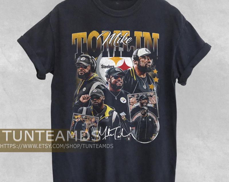 Vintage Mike Tomlin Shirt, Sweatshirt , Football Shirt, Classic 90S Graphic Tee, Unisex, Vintage Bootleg, Tshirt, Fan Gift