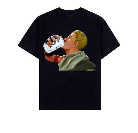 Fortnite Shirt Fortnite Beer B Light Shirt De.fault Drinking  Graphic Tee Cotton Streetwear Casual Trend shirt Gift For Fans Unisex T-Shirt