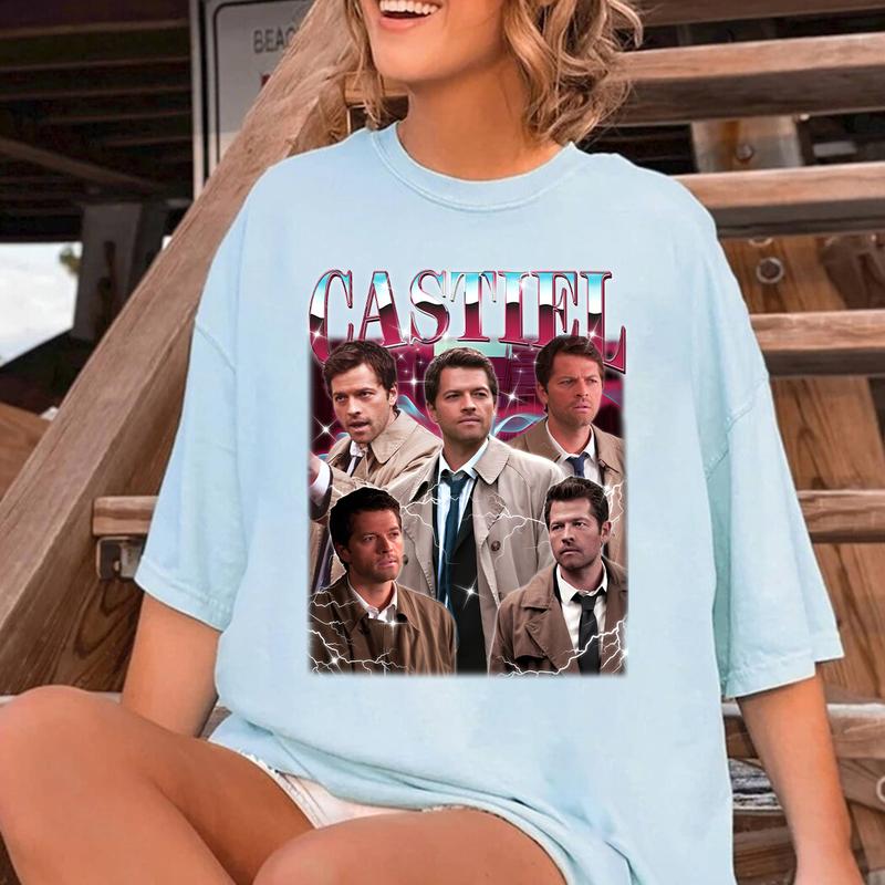 Castiel T Shirt, Vintage Castiel  T Shirt, Gift For Woman and Man Unisex T-Shirt Sweatshirt HoodieQuotes