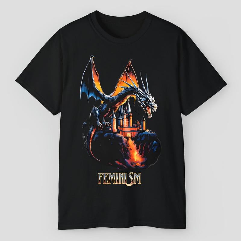 FÐµminism Dragon Fantasy Vintage Shirts