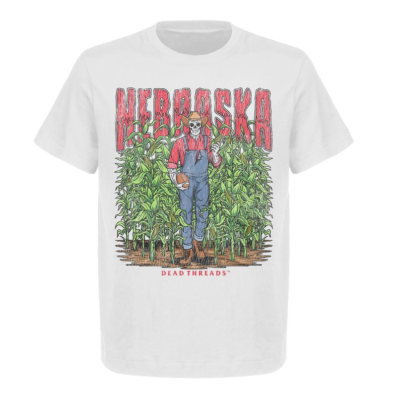 Limited Edition Nebraska Cornhuskers Football Graphic Tee  Unisex Heavy Cotton T-Shirt for True Fans