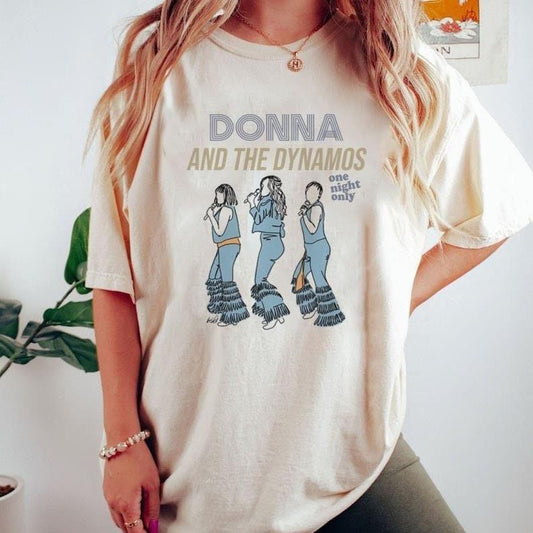 Donna & the Dynamos one night only shirt, Donna and the Dynamos Outline __ Retro Vintage Style SHIRT - Unisex T-Shirt, Hoodie, Sweatshirt for Men Wome