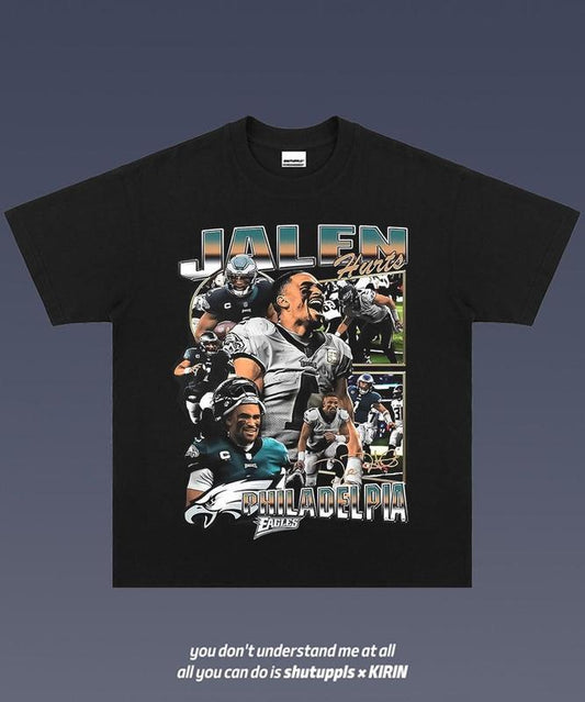 JALEN HURTS 2.4 Tee  Vintage Tee Graphic T-Shirt  Gift for Fan