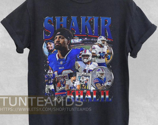 Vintage Khalil Shakir Shirt, Sweatshirt , Football Shirt, Classic 90S Graphic Tee, Unisex, Vintage Bootleg, Tshirt, Fan Gift