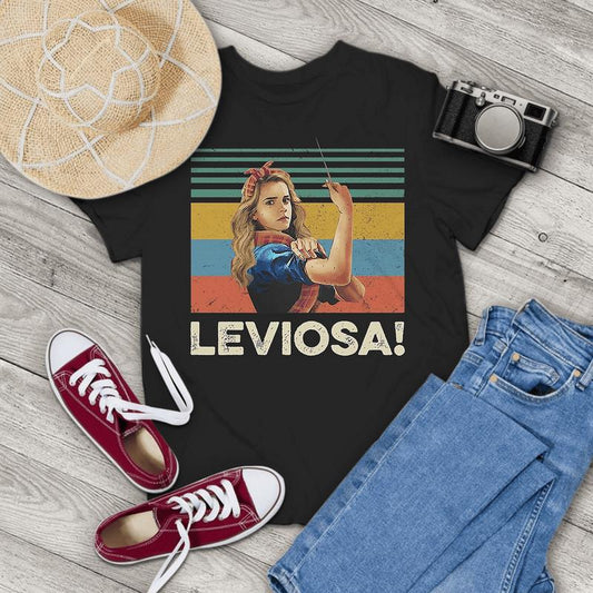 Leviosa Vintage T-Shirt, Hermione Lovers Fan Shirt, Gift Tee For You And Your Friends , T-Shirt For Men, Women