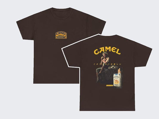 Vintage Camel Shirt, Classic Wild West Shirt, Camel Shirt, Graphic Printed Unisex Cotton Shirt, Cowboy  T-shirt, sweater and Hoodie 2 sides