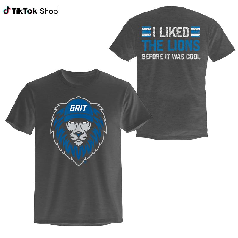 Grit TShirt, 313 Area Cod Shirt,  Lion Before It Was Cool Sweater, Football Unisex Tee, Grit For Fans