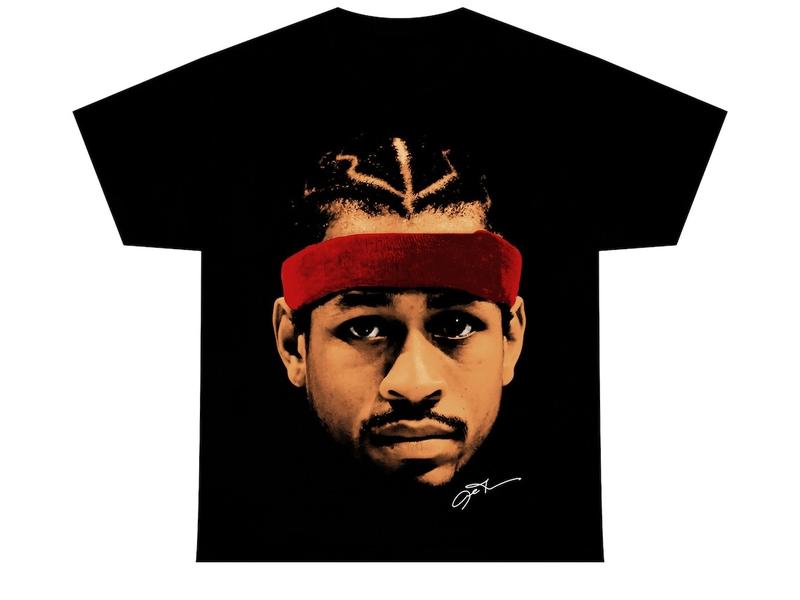 ALLEN IVERSON T-SHIRT  Rare The Answer Rap Tee Vintage Style Graphic Bootleg  Collectible Kobe Lebron