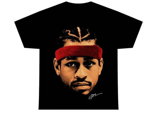 ALLEN IVERSON T-SHIRT  Rare The Answer Rap Tee Vintage Style Graphic Bootleg  Collectible Kobe Lebron