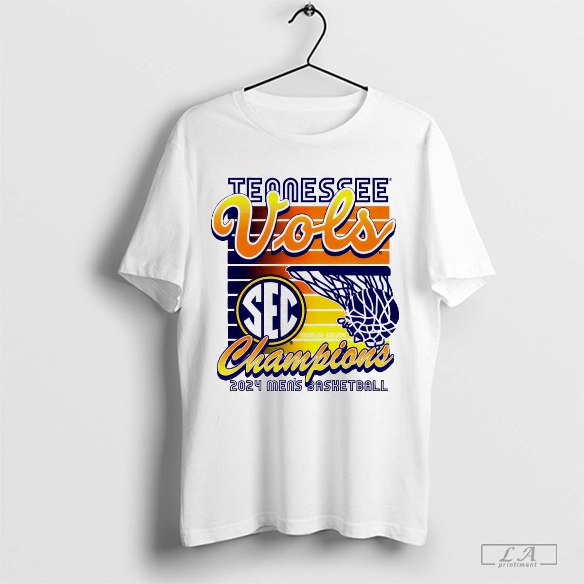 Tennessee Vols MenÃ¢â‚¬â„¢s Basketball 2024 Sec Champions Vintage Shirt