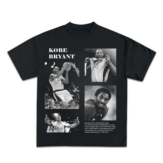 KOBE BRYANT T-SHIRT  Rare The Answer Rap Tee Vintage Style Graphic Print
