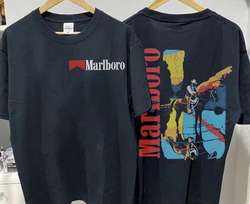 Vintage Marlboro 80s Marlboro Cowboy  T-shirt, sweater and Hoodie