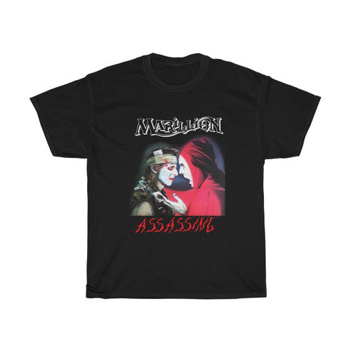 Marillion Assassing Black Progressive Rock Fish Fugazi Man's T-Shirt Tee