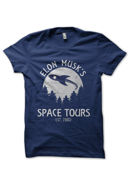 Elon Musk’s Space Tours  Half Sleeve T-Shirt