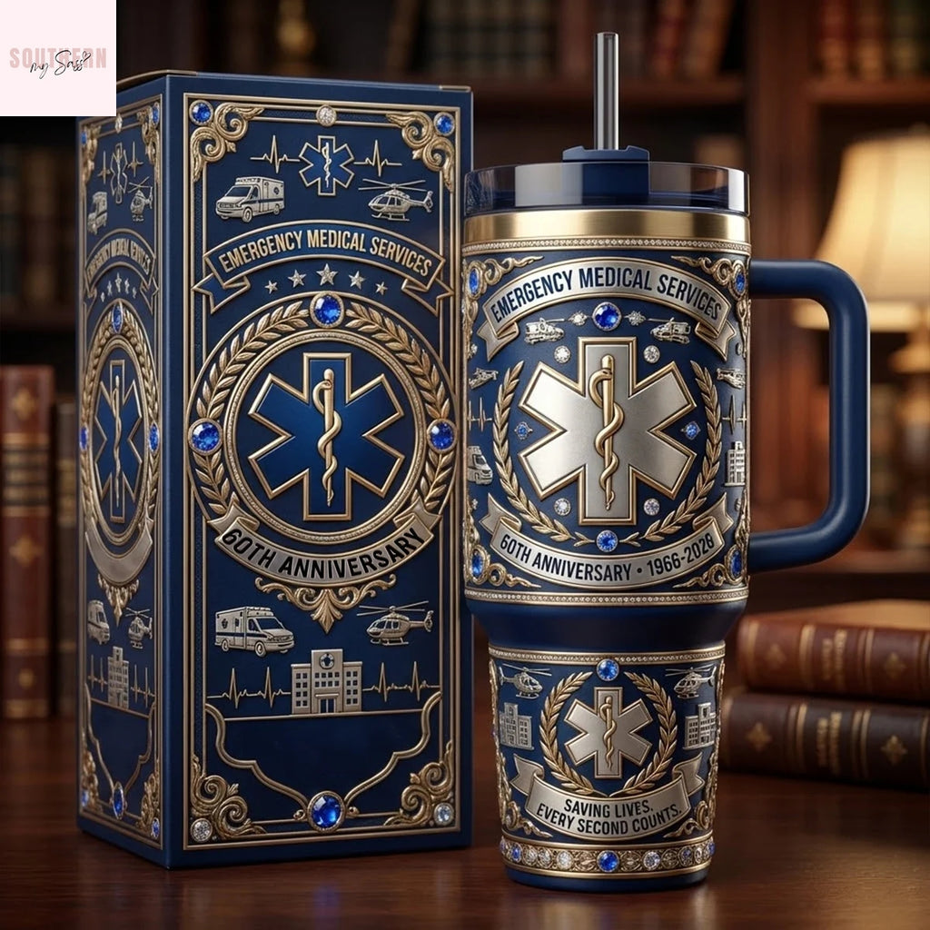 Emergency Medical Services 60th Anniversary Tumbler