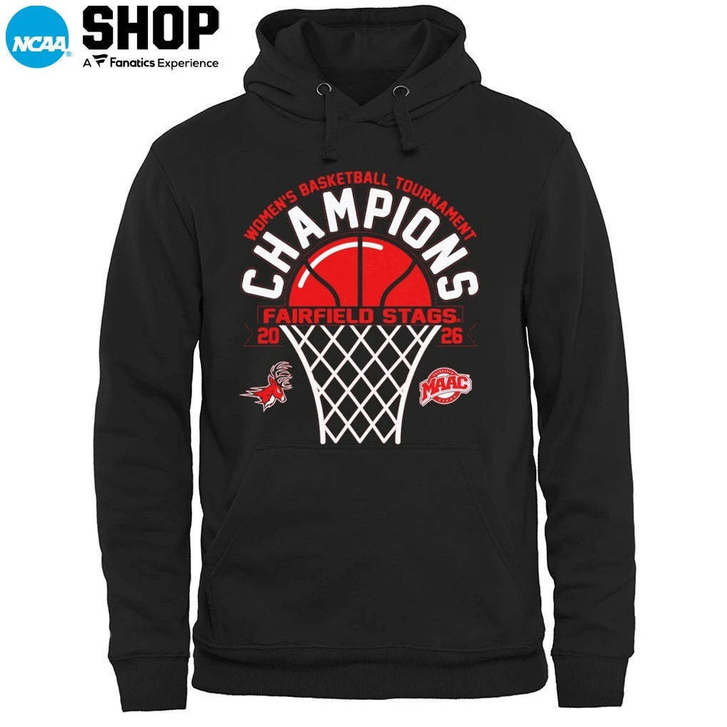 Fairfield Stags 2026 MAAC Women’s Basketball Tournament Champions T-Shirt