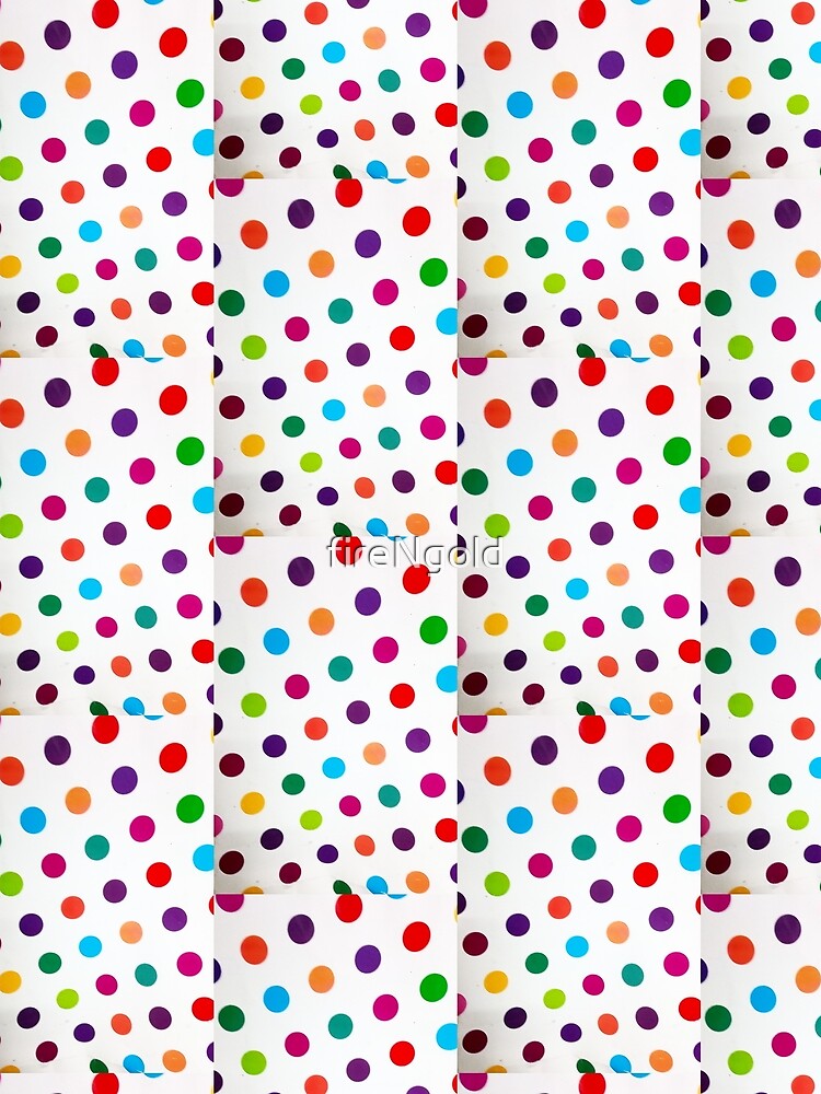 colourful polka dot print by fireNgold