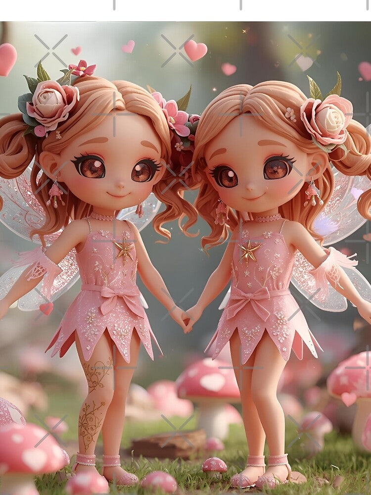 Dancing Fairy Twins by SimonsDesignArt