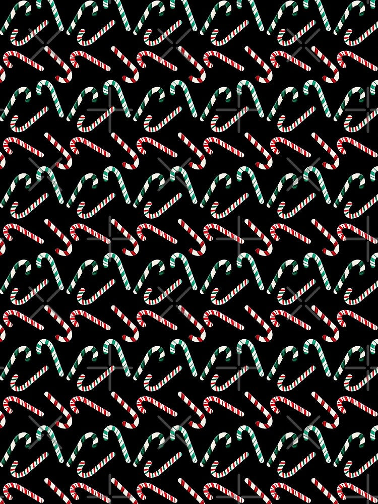 Candy Canes Falling by MakerOfPaper
