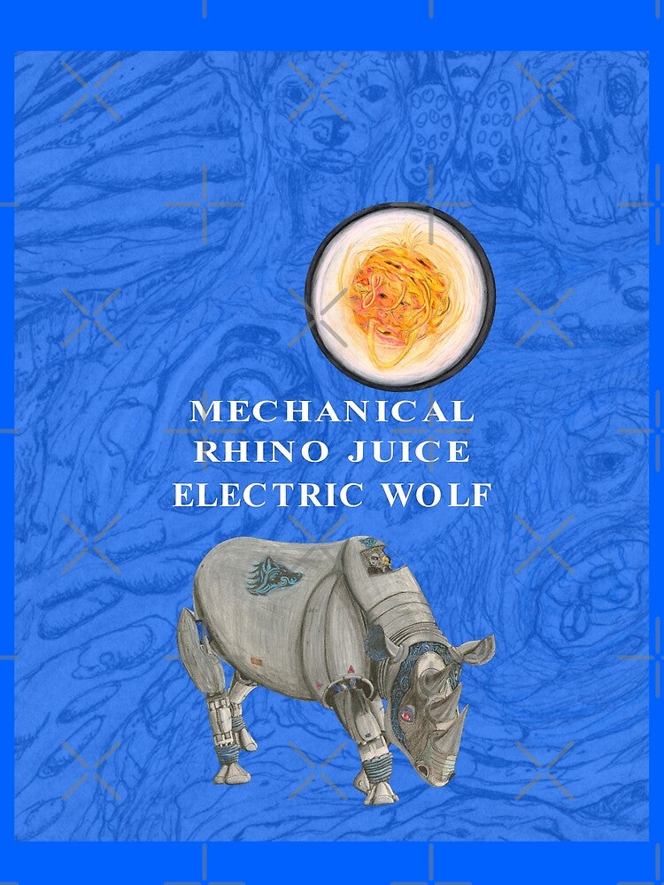Crash of Rhinos Electric Wolf Mechanical Rhino Juice Novelty by AJLeibengeist