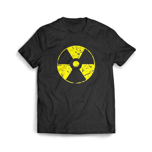 Funny Vintage Radioactive Nuclear War Symbol Men's T-Shirt