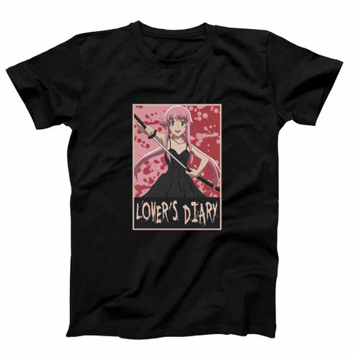 Future Diary Yuno Gasai Anime Mens T-Shirt Tee