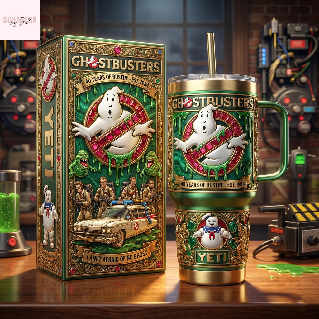 Ghostbusters 40 Years Of Bustin Tumbler