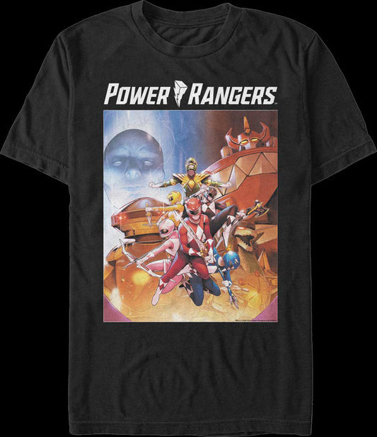 Good Guys Poster Mighty Morphin Power Rangers T-Shirt