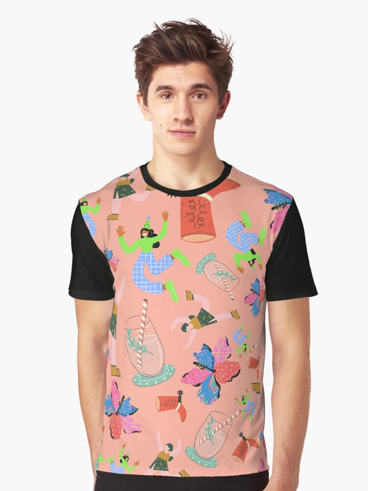 Autumn pattern character Graphic T-Shirt