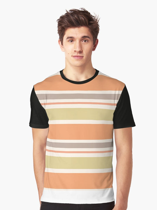 Lines Graphic T-Shirt Style001