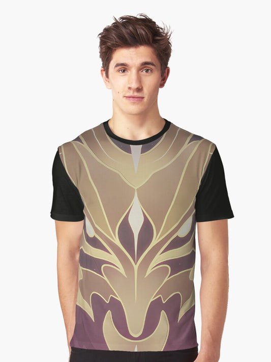 Arataki Itto Namecard | Genshin Impact Graphic T-Shirt