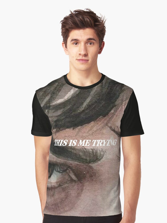 This Is Me Trying Graphic T-Shirt Style001