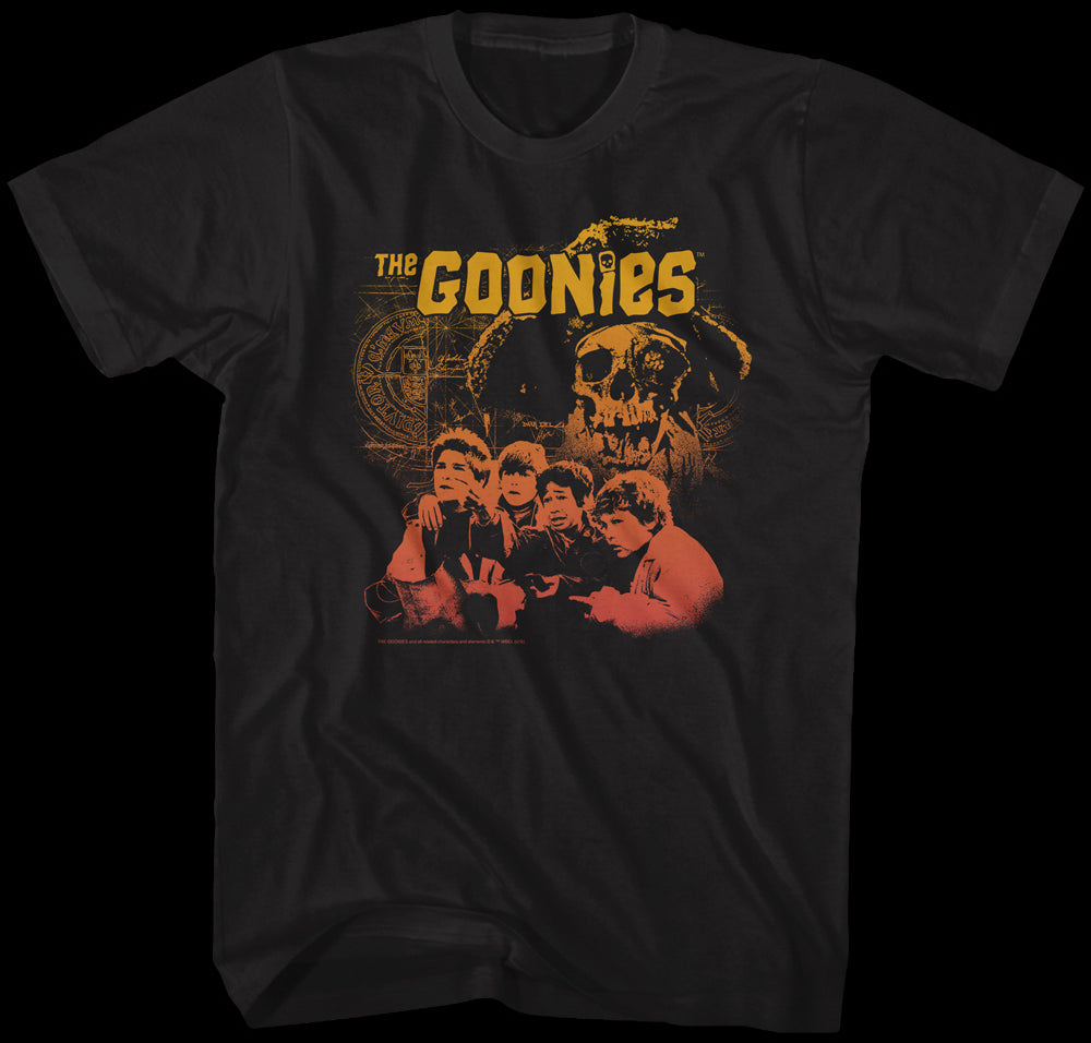 Gradient Collage Goonies T-Shirt