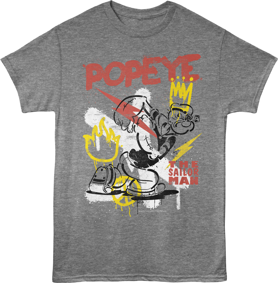 Graffiti Popeye T-Shirt