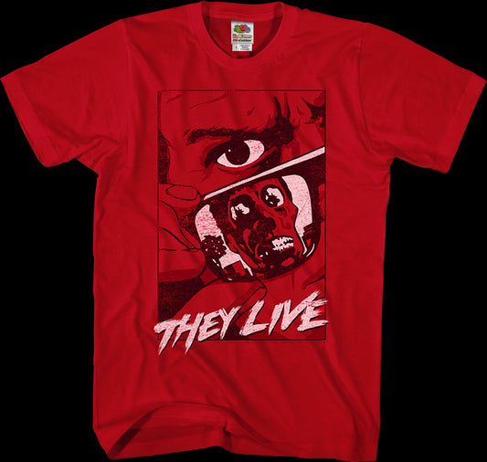 Graphic Poster They Live T-Shirt