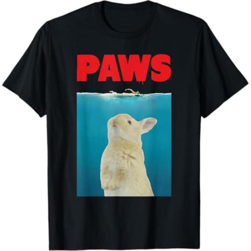 graphic tees Paws Bunny T-Shirt Funny Parody | Rabbit Lover Gifts T-Shirt Hoodie, Sweatshirt | HypeCrazeTee.com