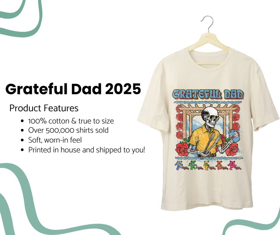Grateful Dad T Shirt