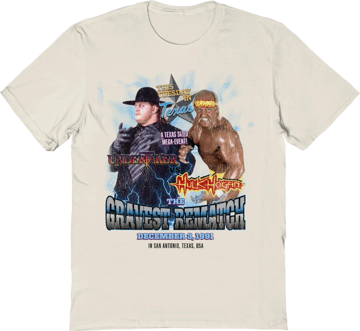 Gravest Rematch Undertaker vs. Hulk Hogan T-Shirt