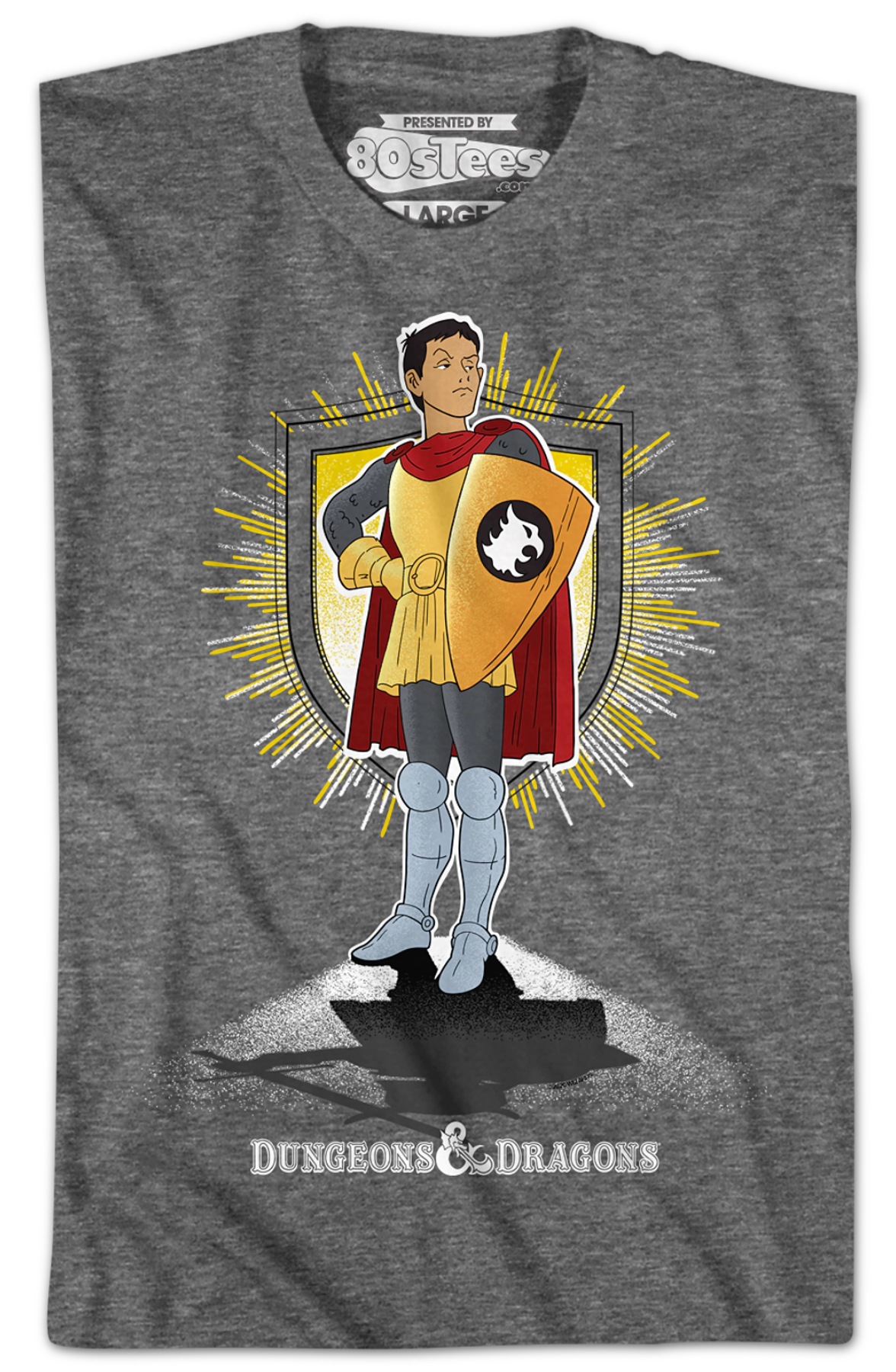 Gray Eric the Cavalier Dungeons & Dragons T-Shirt