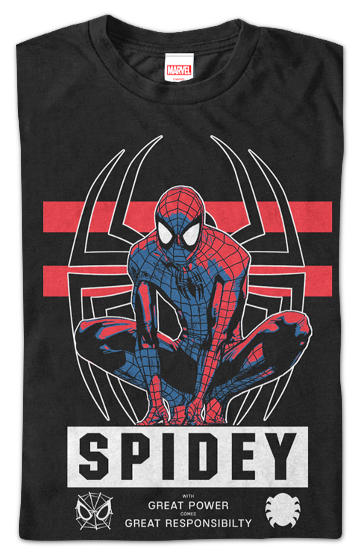 Great Responsibility Spider-Man T-Shirt