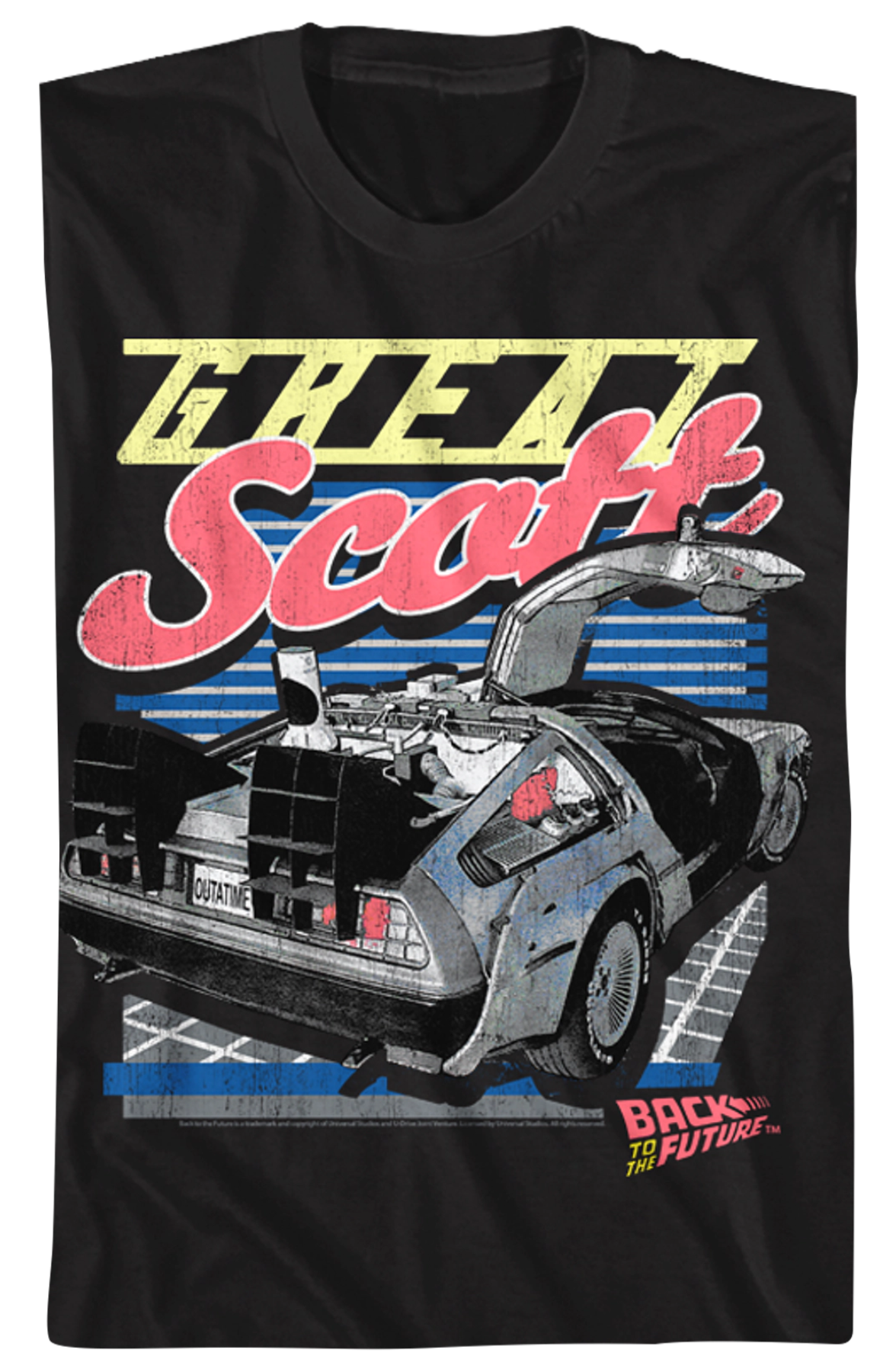 Great Scott DeLorean Back To The Future T-Shirt